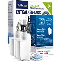 Juego de filtros de agua y pastillas descalcificadoras para cafeteras automáticas- 2 filtros Brita TZ70003 y 12…